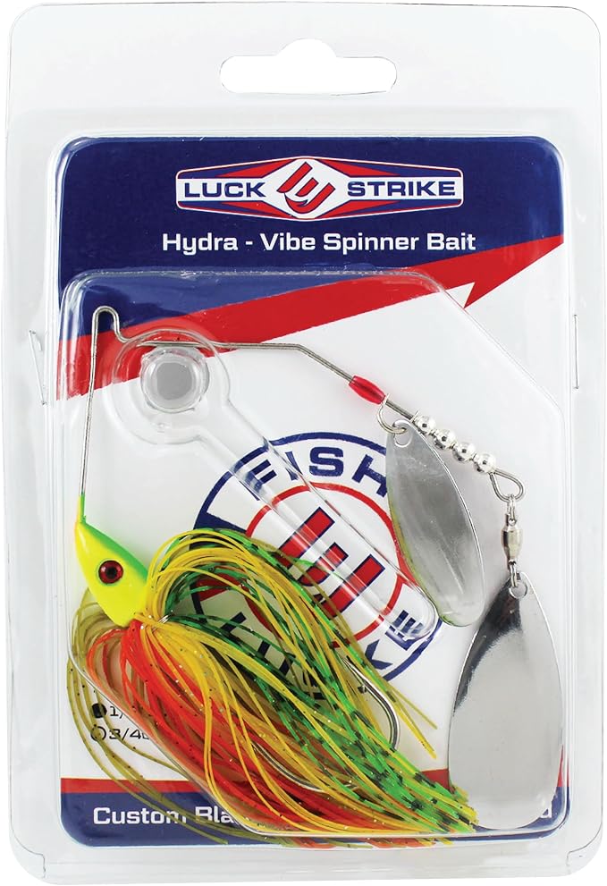 Luck E Strike Hydra-Vibe Spinner Bait with Custom Blades