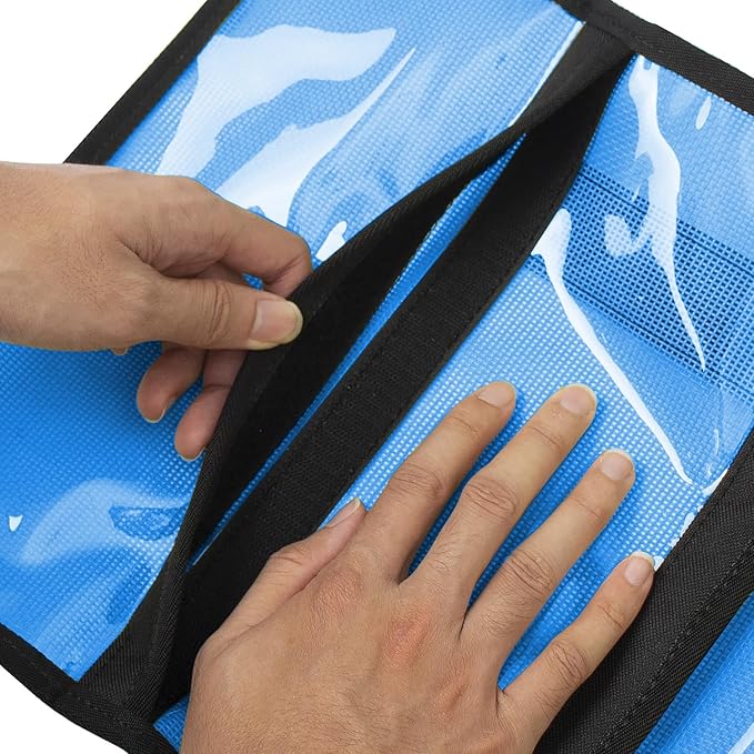 Lure Bag 6 Pocket PVC Protective Cover Durable Fishing Bag Trolling Lure Tackle Box