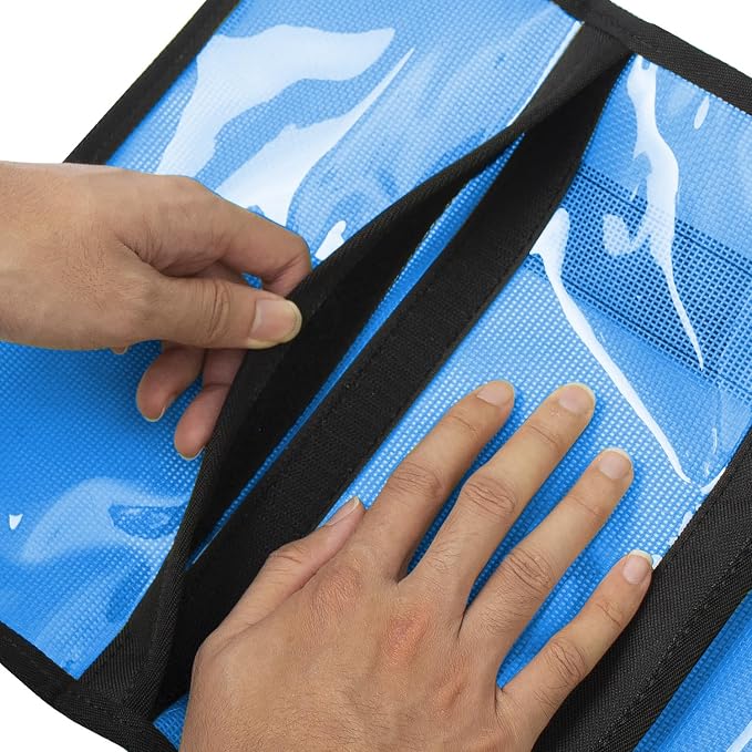 Lure Bag 6 Pocket PVC Protective Cover Durable Fishing Bag Trolling Lure Tackle Box