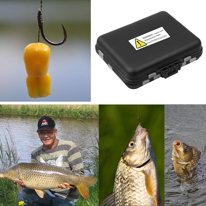 Carp Fishing Equipment Kit, 277pcs Carp Fishing Tackle Box with Carp Hooks Boilies Corn Baits Weights Rigs Swivels Snaps Various Gear Accessories Set for Men Gift