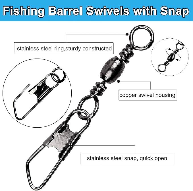 Fishing Tackle Kit, 160pcs Basic Bobbers and Hooks Assortment With Octopus Circle, Baitholder Hooks, Sinker Weights, Terminal Tackle Box for Trout Catfish Panfish