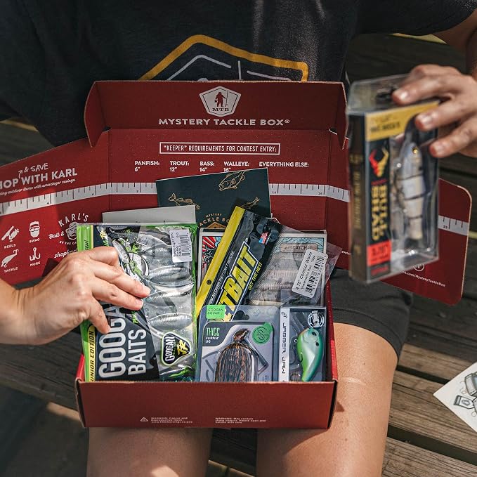 Catch Co Mystery Tackle Box Panfish & Trout Fishing Kit | Trout Fishing | Crappie | Bluegill | Perch | Sunfish | Panfish Fishing