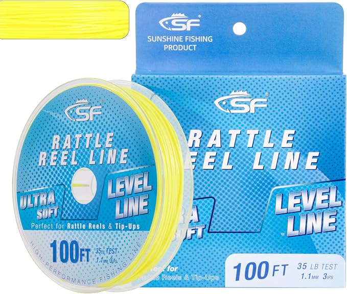 SF Rattle Reel Line for Ice Fishing Rattle Reels