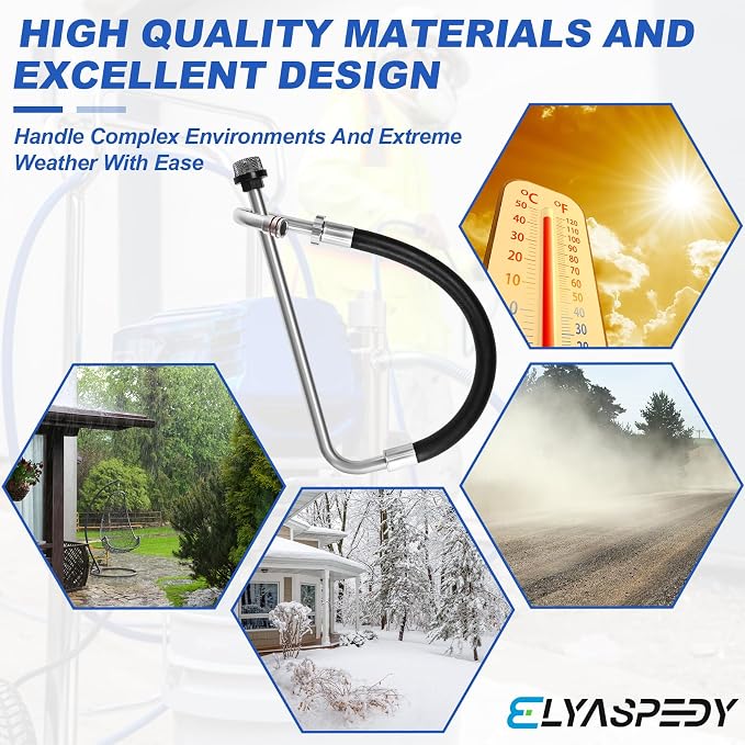 2026 New Stainless Steel Suction Hose,Compatible With Graco 390 395 490 495 595 And Tongshan T300 500 Airless Spraying/Line Painting Machine,Airless Paint Sprayer Accessories
