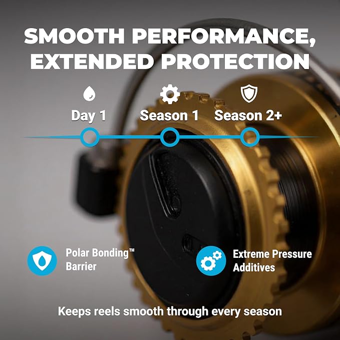 ReelX Fishing Reel Grease, Marine-Grade Anti-Rust Lubricant for Bearings, Spinning, Baitcasting, Spincast, Fly, Trolling & Electric Reels, Corrosion Prevention & Control