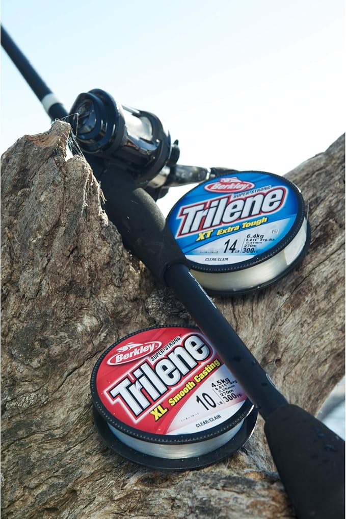 Berkley Trilene® XT®, Low-Vis Green, 17lb | 7.7kg, 1000yd | 914m Monofilament Fishing Line, Suitable for Saltwater and Freshwater Environments