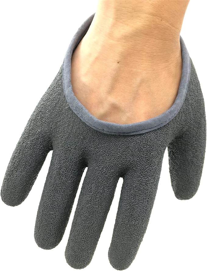 Inf-way Fishing Glove with Magnet Release, Fisherman Professional Catch Fish Gloves Cut&Puncture Resistant with Magnetic Hooks Hunting Glove