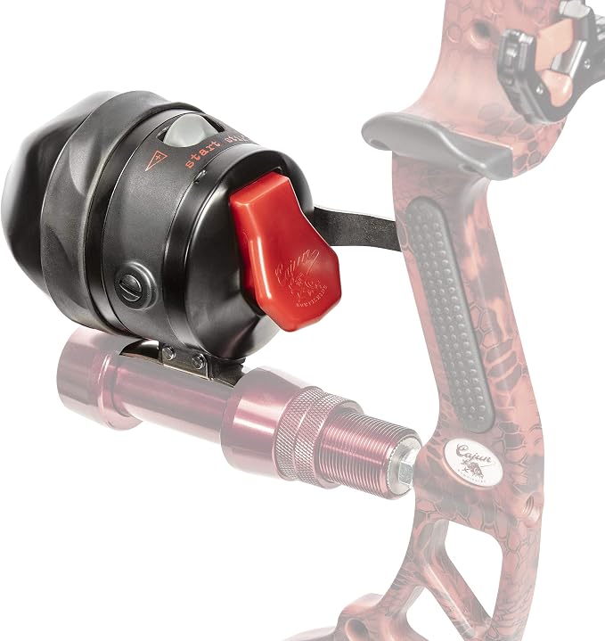 Cajun Bowfishing Spin Doctor Bowfishing Reel - Designed for Better Line Feeding, Faster Reeling, and Extreme Durability