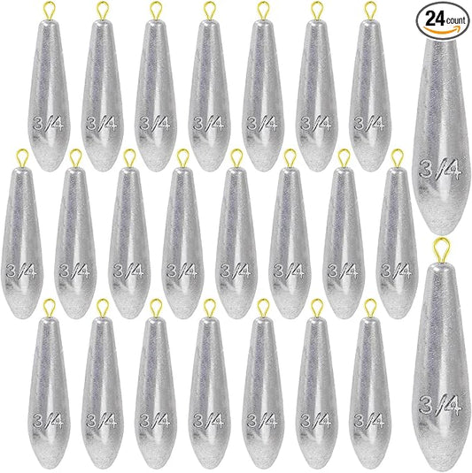 Landhoow Drop Shot Fishing Sinker Weights Kit Freshwater Catfishing Fishing Sinker Bass Casting Removable Line Saltwater Streamlined Snap Weight for Trolling Surf Tackle