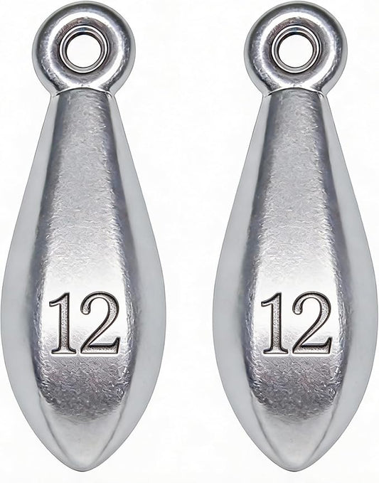 Fishing Weights Sinkers Bank Sinkers Bullet Weights for Surf Fishing Pier Bank Fishing Saltwater Fishing Gear 1oz to 8oz