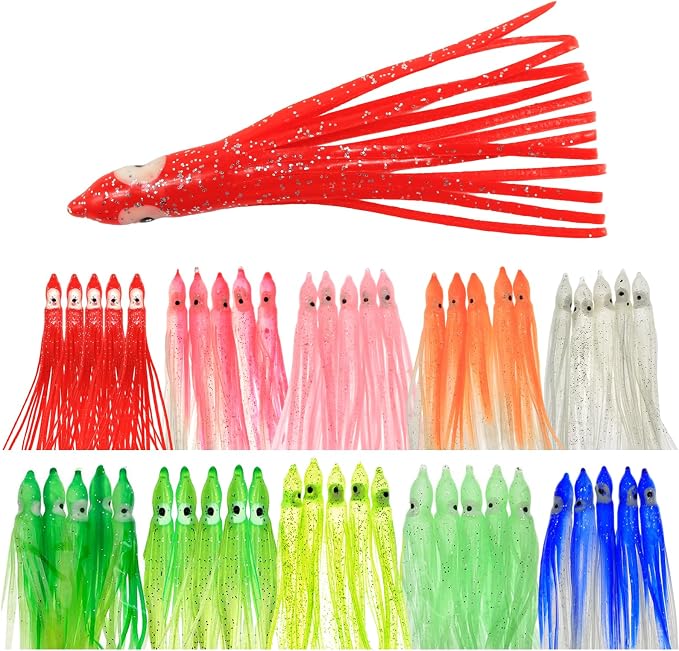 Soft Fishing Lures Set - 20pcs/50pcs/60pcs Floating Worm Baits for Freshwater & Saltwater, Lifelike Slow-Sinking Design, Ideal for Bass Fishing