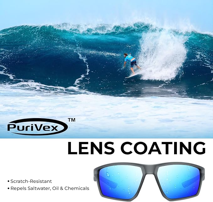 KastKing Osage Polarized Sport Sunglasses for Men and Women, Ideal for Driving Fishing Cycling Running, UV Protection