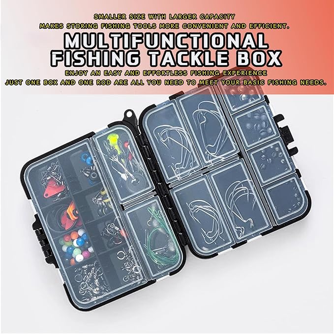 5 Pack Mini Plastic Tackle Boxes for Small Tackle Box Organizer, Ideal for Fishing Storage Containers, Kayak Fly Boxes Large