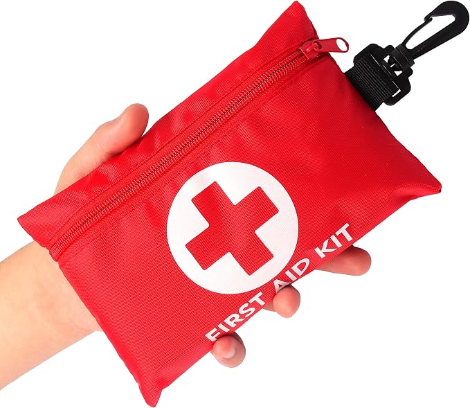Galaxylense 128 Pcs First Aid Kits Small for Survival Emergency Trauma Military Tactical Medical School Office Home Hunting Camping Hiking Traveling Fishing IFAK EMT Bag (One Pack)