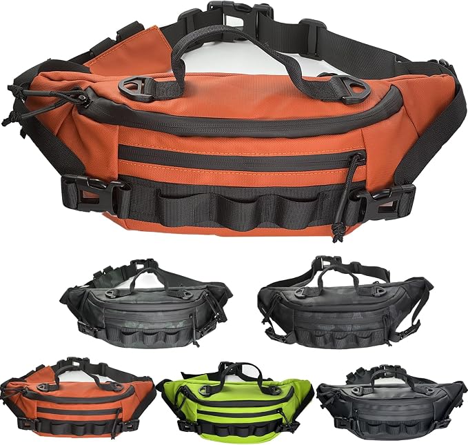 Fishing Fanny Pack for Men -Fishing Fanny Pack-Lightweight and Fishing Sling Pack