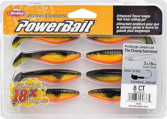 Berkley PowerBait The Champ Swimmer Fishing Soft Bait