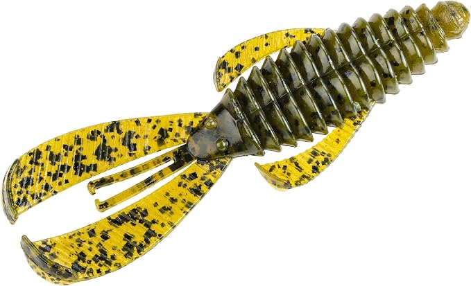 Strike King Rage Bug Fishing Lure, Soft Plastic Grub, Unique Design, Subtle Action