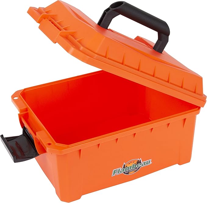 Flambeau Outdoors 7415DM Marine Dry Box, 11" Low Profile, Orange