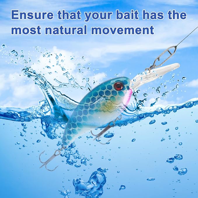 Power Clips Fishing Snaps Set High Strength Stainless Steel Quick Change Connector Swivels Tackle Fish Lure Attachement Freshwater Saltwater