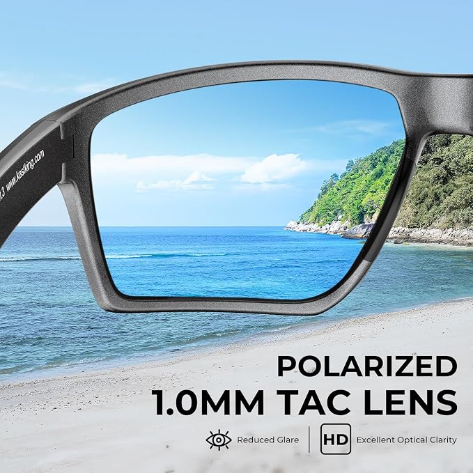 KastKing Osage Polarized Sport Sunglasses for Men and Women, Ideal for Driving Fishing Cycling Running, UV Protection