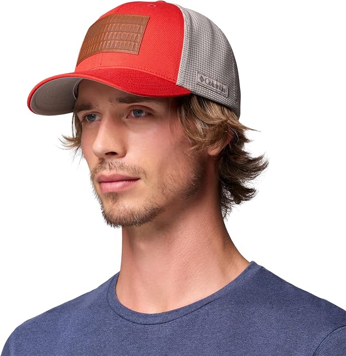 Columbia Unisex Adult PFG Logo Mesh Ball Cap