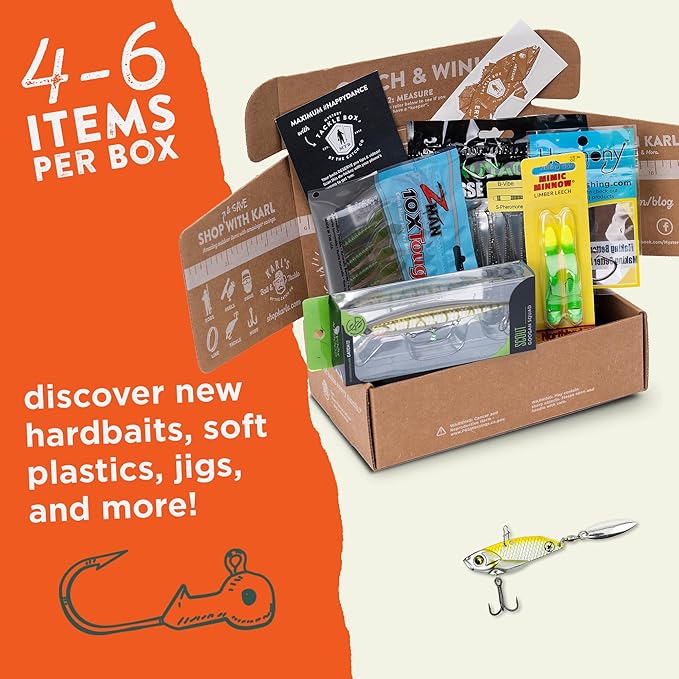 Catch Co Mystery Tackle Box Freshwater Catch All Fishing Kit | Bass | Trout | Crappie | Bluegill | Perch | Sunfish | Catfish |