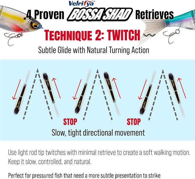 Bossa Shad Multi-Jointed Swimbait – Realistic Shad Profile with Natural Swimming Action for Bass Fishing