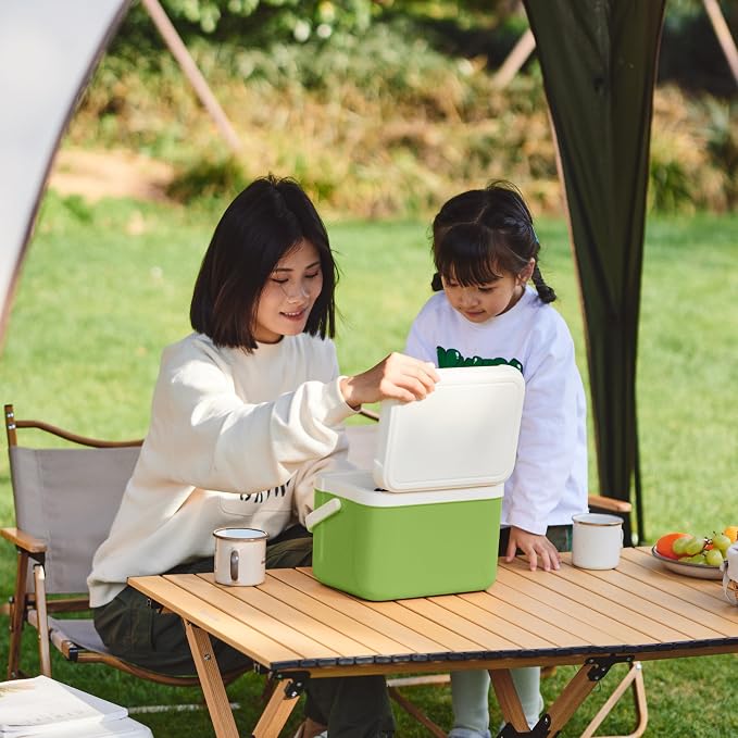 Naturehike 5.3/15/19 QT Hard Cooler, Insulated Ice Chest Box, Portable Ice Retention Cooler for Beach Camping Picnic Fishing Barbecue