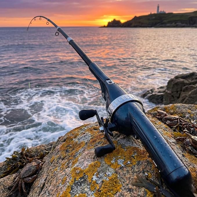 Telescopic Fishing Rod - Compact Foldable Design, Easy to Carry, Suitable for Travel Fishing