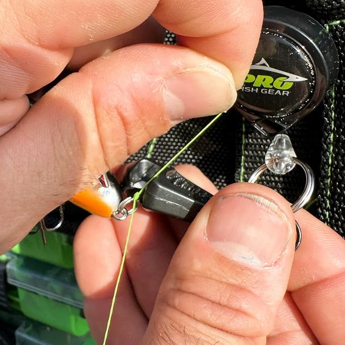 LINE CUTTERZ Patented Ceramic Blade Zipper Pull Quick Braided Fishing Line Cutter - Fishing Equipment - Upgrade Your Fishing Gear Now