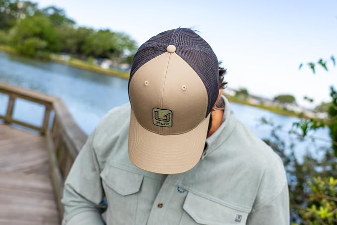 Mens Trucker Hat, Anti-Glare Snapback Fishing Hat for Men