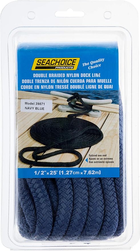 Seachoice Double-Braid Nylon Dock Line