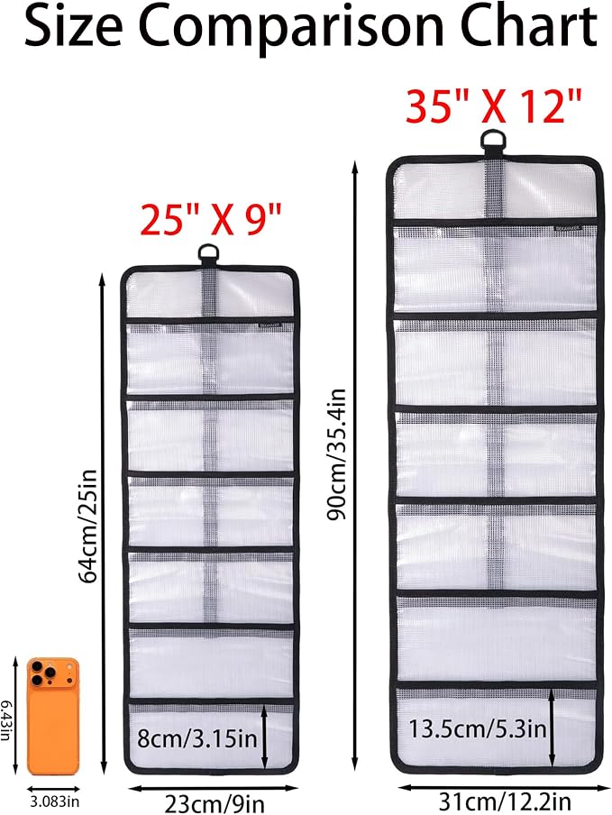 Roll Up Fishing Lure Wraps Set-Durable Lure Bag 6 Pocket PVC Protective Cover Saltwater Hook Covers Fabric Lure Protector Trolling Lure Tackle Box