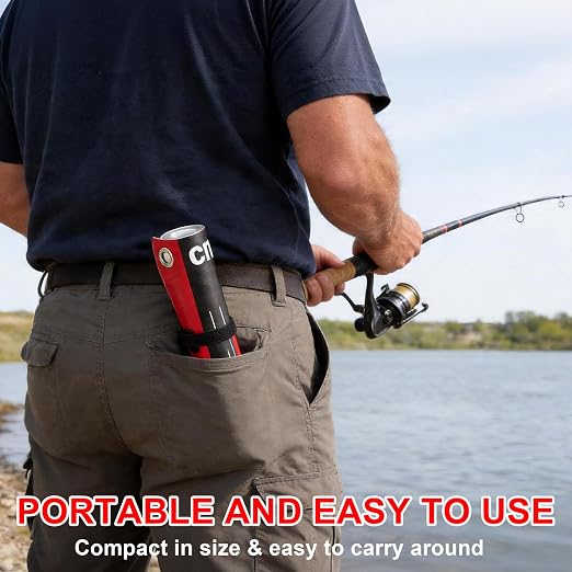 RUTU 43-inch Fishing Tape Measure, 110cm Outdoor Fishing Measuring Ruler, Dual-Scale Fishing Tape, Metric and Imperial Measurements, Waterproof UV-Resistant Fishing Measuring Tool, 25cm/9.8-in Width