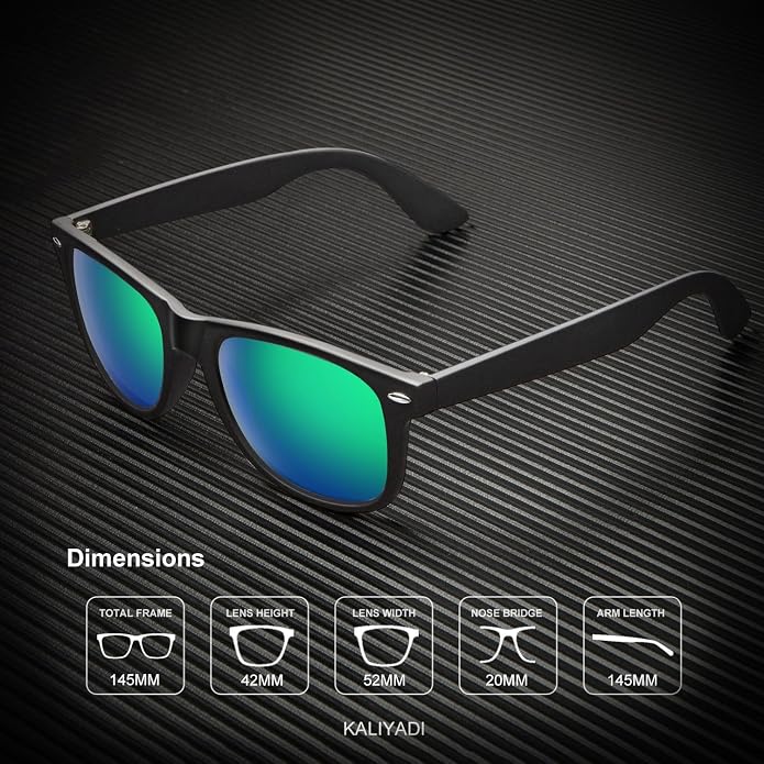 KALIYADI Sunglasses Men Polarized for Mens and Womens Unisex Sun Glasses for Driving UV Protection