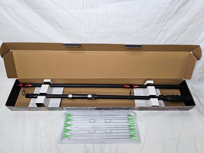 Slock Master Big Bore Fish Hawk, .625 Caliber Blow Barrel, 5 Foot Long, Line Guides for Fishing Line, 10 Big Bore 12" Fishing Darts, Reel Sold Separately, Try The Challenge of Blow Dart Fishing!