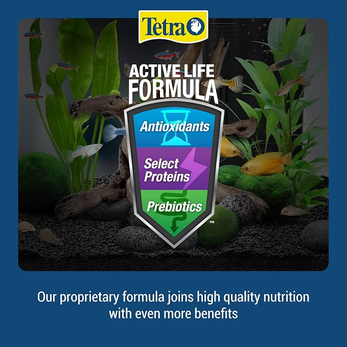 Tetra TetraCichlid Fish Floating Cichlid Pellets 6 Ounces, Nutritionally Balanced Diet (77063) (Pack of 3)