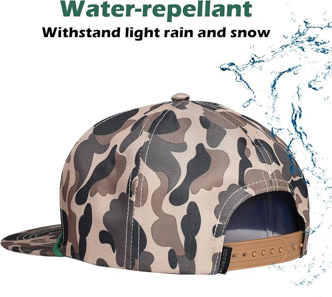 EDTREK Elite Youth Country Hat for Big Kids - Boys Snapback Hat with Flat Brim
