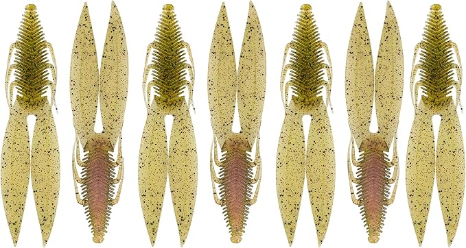 6th Sense – Bodega – Soft Plastic Creature Bait – Bass Fishing – Twin Ridge Tail Action – Multiple Sizes – Made in the USA