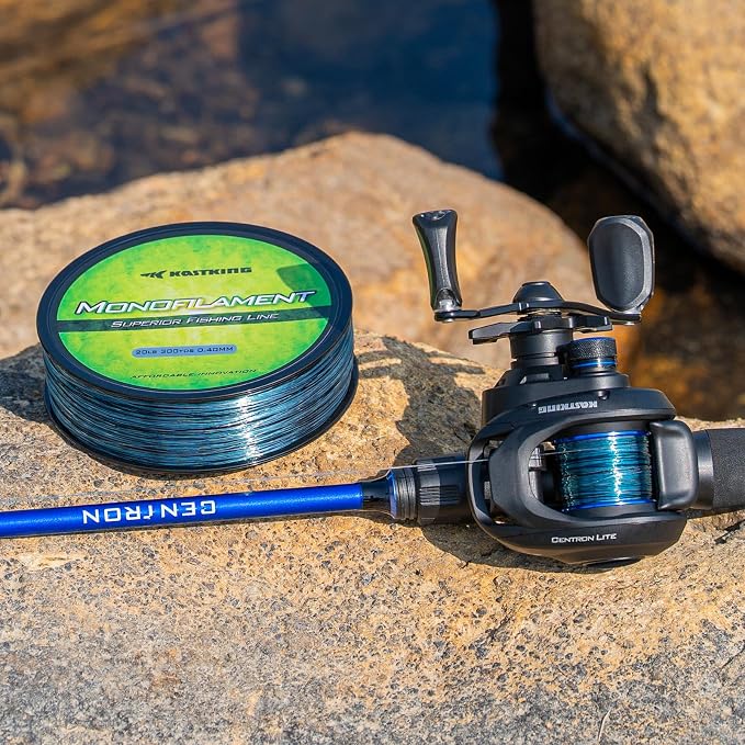 KastKing World's Premium Monofilament Fishing Line - Paralleled Roll Track - Strong and Abrasion Resistant Mono Line - Superior Nylon Material Fishing Line - 2015 ICAST Award Winning Manufacturer