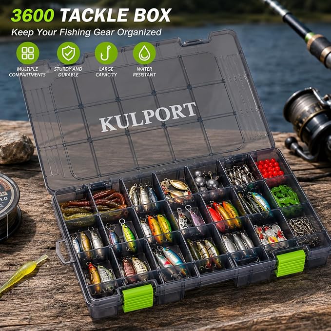 Fishing Tackle Bag - Non-Slip Shoulder Strap, Suitable for 3700/3600/3500 Tackle Box, Freshwater & Saltwater Fishing