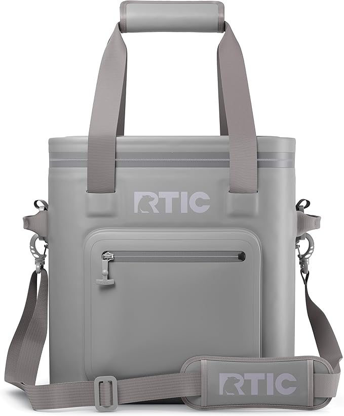 RTIC Ultra-Tough Soft Cooler Pro, Insulated, Waterproof, Leak Proof, Portable Floating Bag for Beverage, Drink, Lunch, Outdoor, Beach, Car, Camping, Picnic, Fishing, Boat