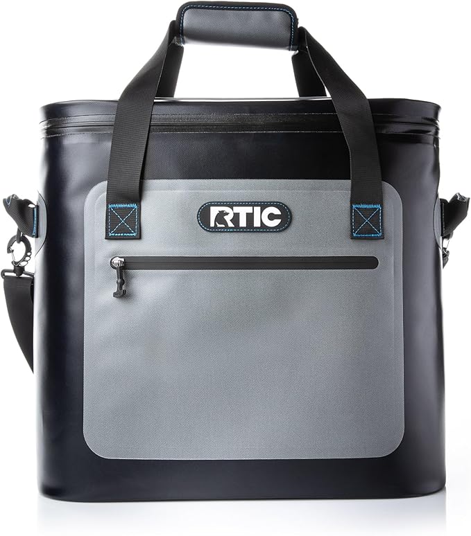 RTIC Ultra-Tough Soft Cooler 50 Can, Insulated Bag Portable Ice Chest Box for Lunch, Beach, Drink, Beverage, Travel, Camping, Picnic, Car, Trips, Floating Cooler Leak-Proof with Zipper