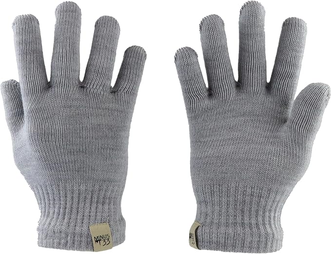 Merino Wool Glove Liner - Warm Base Layer - Ski Liner Glove - 3 Season Wear - Multiple Colors and Sizes