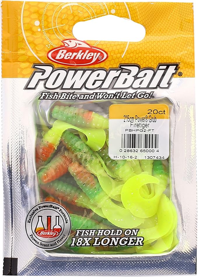 Berkley PowerBait Power Grubs Fishing Soft Bait