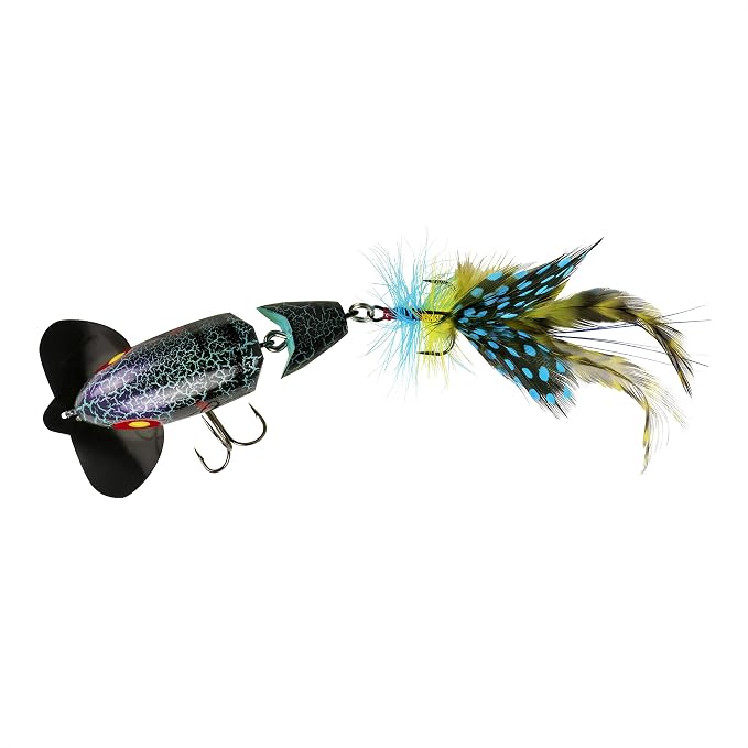 Arbogast Jointed Jitterbug 2.0 Topwater Bass Fishing Lure, 2 1/2 Inch, 3/8 Ounce