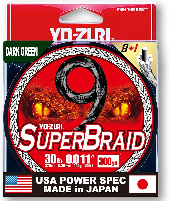 YO-Zuri SUPERBRAID 9 - Floating Braided Fishing LINE