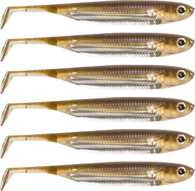 Dr.Fish Paddle Tail Swimbaits, Soft Fishing Lures for Bass Fishing 2.75-4.75 Inches, Freshwater & Saltwater Soft Plastic Baits Swim Shad Bait Minnow Lures Drop Shot