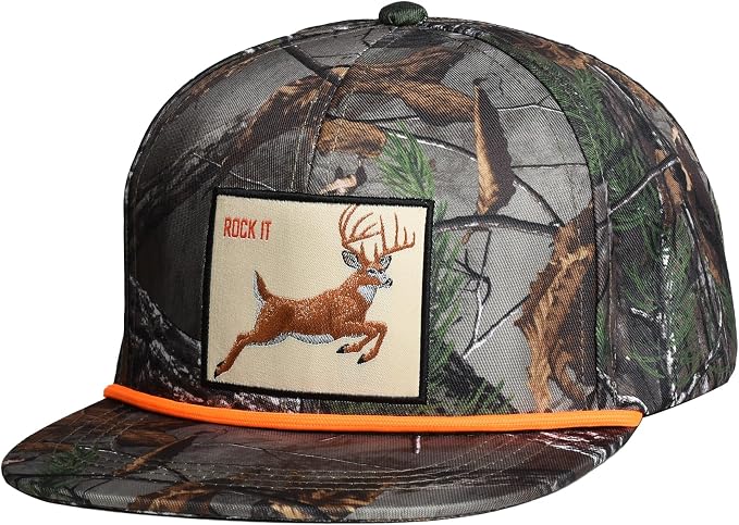 EDTREK Elite Youth Country Hat for Big Kids - Boys Snapback Hat with Flat Brim