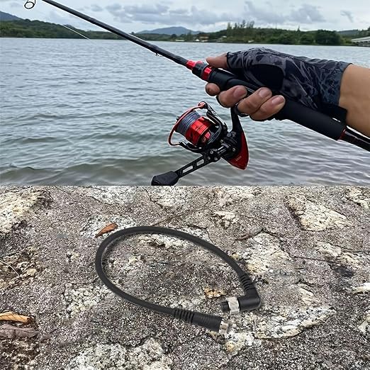 Electric Reel Fishing for Battery Power Cable Elbow 2-Hole Adapter Cord for DAIWA 45Cm PVC Copper Wire Fishing Reel Replacement Parts(3oclock)